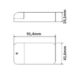 LED Trafo MiniAMP 12V/DC 0-30W 200cm Kabel mit Flachstecker sekundär 2 female Buchsen - Beleuchtung