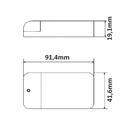 LED Trafo MiniAMP 12V/DC 0-30W 200cm Kabel mit Flachstecker sekundär 2 female Buchsen - Beleuchtung