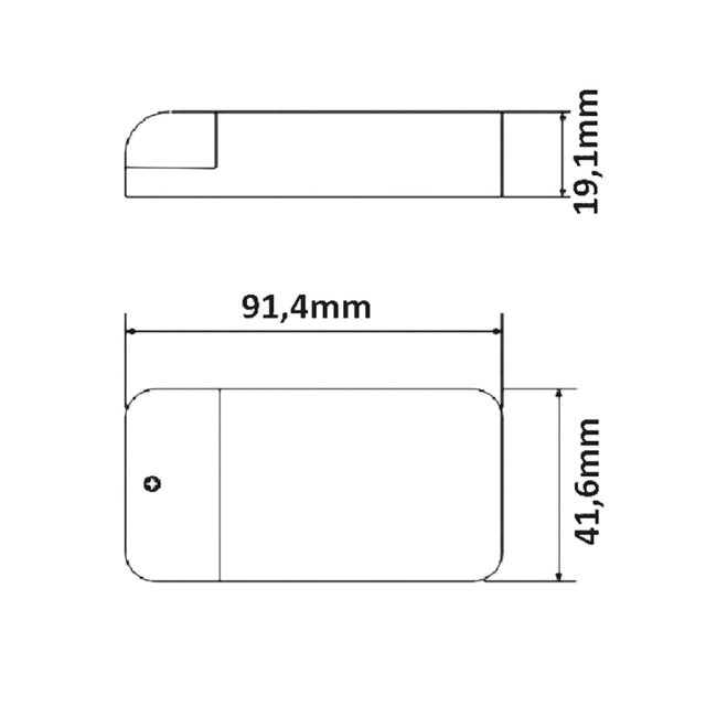 LED Trafo MiniAMP 12V/DC 0-30W 200cm Kabel mit Flachstecker sekundär 2 female Buchsen - Beleuchtung