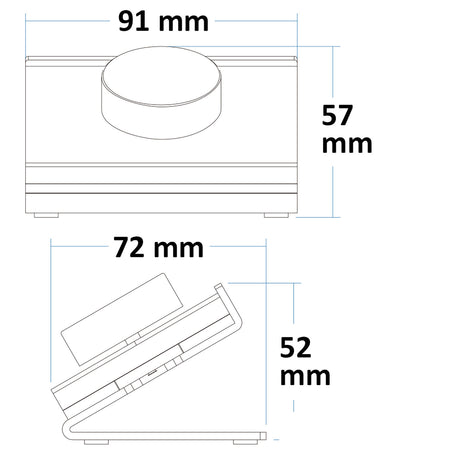 Sys-Pro RGB 1 Zone Tisch-Fernbedienung schwarz - Beleuchtung