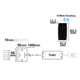 MiniAMP LED Touch/Funk PWM-Dimmer 1 Kanal 12-24V DC 5A inkl. Fernbedienung - Beleuchtung