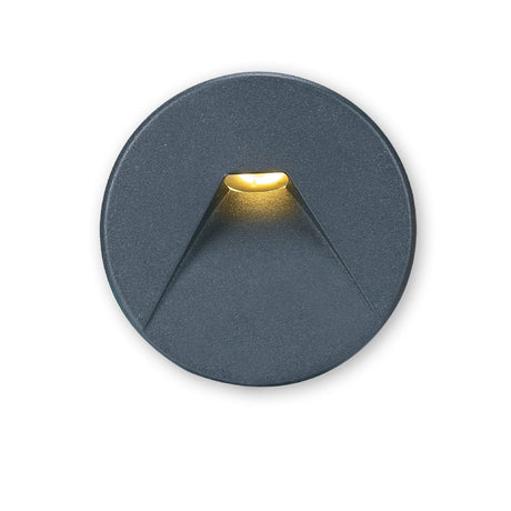 Cover Aluminium rund 2 schwarz für Sys-Wall68