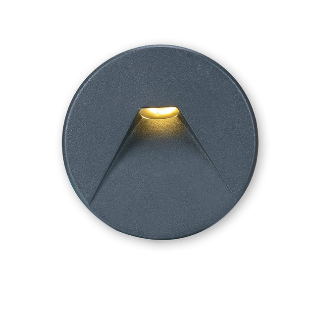 Cover Aluminium rund 2 schwarz für Sys-Wall68