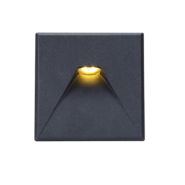 Cover Aluminium eckig 2 schwarz für Sys-Wall68
