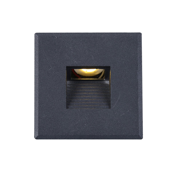 Cover Aluminium eckig 3 schwarz für Sys-Wall68