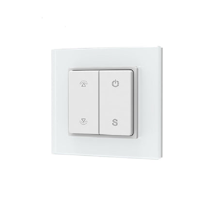 Sys-Pro Single Color 1 Zone Aufputz-Tast-Fernbedienung mit 1 Szenenspeicher und Batterie