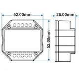 Sys-Pro 2-Push Input Funk-Output für Switch/Dimm/CCT/ RGB/RGB + W Empfänger 100-240V - Beleuchtung