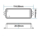 Sys-Pro RGB + CCT Funk Mesh PWM-Dimmer 1-5 Kanal 12-24V DC 5x3A - Beleuchtung
