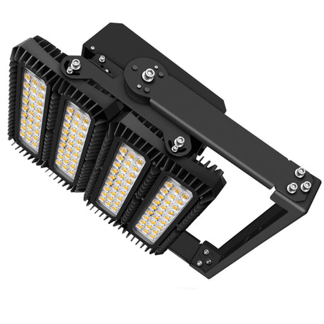 LED Flutlichtanlage 450W, 130x40°, 2 Module (Lichtpunkte), 1-10V dimmbar, 4000K, IP66
