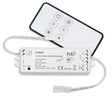 Beidseitig 10 cm Anschlusskabel (Aderquerschnitt 0,5mm²) mit MiniAMP male-Stecker, Spannungsausgang mit Kabel und MiniAMP female-Buchse. Achtung: Nur geeignet für weissdynamische (CCT) 2-Draht (2-polige) Flexbänder!