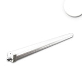 beliebig erweiterbar/anreihbar bis 1000W Gesamtanschlussleistung, Lieferung inkl. Zubehör für Decken-/Wandmontage, Montageclip beiliegend, justierbare Schwenkbügel und Seilabhängungsset optional erhältlich, Klasse II Leuchte (kein Anschluss an PE erforderlich),  Stoßfestigkeit: IK08