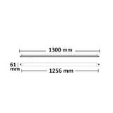 LED Linearleuchte mit HF-Bewegungssensor 130cm 36W IP65 neutralweiß - Beleuchtung