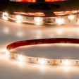 Trennstelle: 71,43mm mit je 2 SMD | Pitch (Lichtpunkt Mitte-Mitte): 35,71mm | 1 Einheit (Rolle) = 5m | max. Flexbandlänge pro Einspeisung: 5m | Längentoleranz + Wärmeausdehnung: 1% | erforderliche Kühlmasse min. 75 gr/m | inkl. 3M 300LSE Klebeband | Untergrund vor dem Ankleben reinigen und entfetten! Nicht wieder ablösen! | Es passen die Verbinder der Gruppe: C1-210 / C2-210 / K1-210 / K2-210 | BESONDERHEIT: Anschlusskabel beidseitig