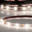 Trennstelle: 71,43mm mit je 2 SMD | Pitch (Lichtpunkt Mitte-Mitte): 35,71mm | 1 Einheit (Rolle) = 5m | max. Flexbandlänge pro Einspeisung: 5m | Längentoleranz + Wärmeausdehnung: 1% | erforderliche Kühlmasse min. 75 gr/m | inkl. 3M 300LSE Klebeband | Untergrund vor dem Ankleben reinigen und entfetten! Nicht wieder ablösen! | Es passen die Verbinder der Gruppe: C1-210 / C2-210 / K1-210 / K2-210 | BESONDERHEIT: Anschlusskabel beidseitig