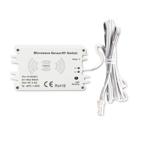 Installation und Anschluss ausschließlich Spannungsfrei durchführen! Aderquerschnitt 0,5mm²