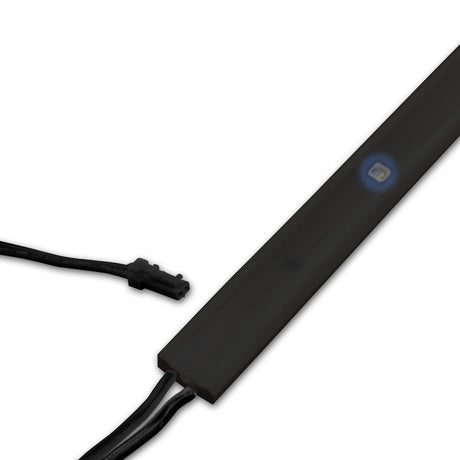 LED UV-C MiniAMP Flexband 270nm, 12V DC, 3W, IP54, 58cm, schwarz, eins. Kabel + maleAMP, 12 LED/m
