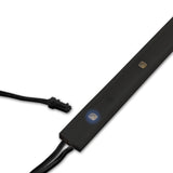 LED UV-C MiniAMP Flexband 270nm, 12V DC, 6W, IP54, 116cm, schwarz, eins. Kabel + maleAMP, 12 LED/m