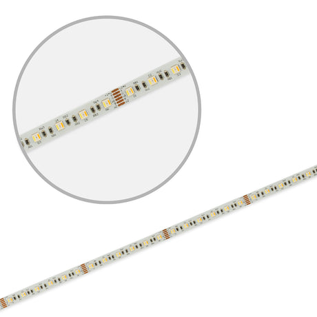 LED SIL RGB + WW + KW CCT Flexband 24V DC 19W IP20 5in1 Chip 5m Rolle 60 LED/m - Beleuchtung