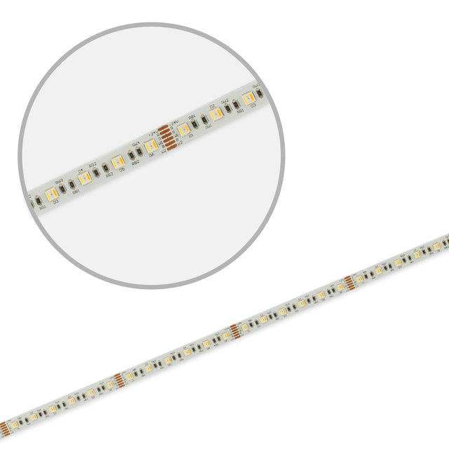LED AQUA RGB + WW + KW CCT Flexband 24V DC 20W IP68 5in1 Chip 5m Rolle 60 LED/m - Beleuchtung