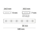 LED AQUA RGB + WW + KW CCT Flexband 24V DC 20W IP68 5in1 Chip 5m Rolle 60 LED/m - Beleuchtung