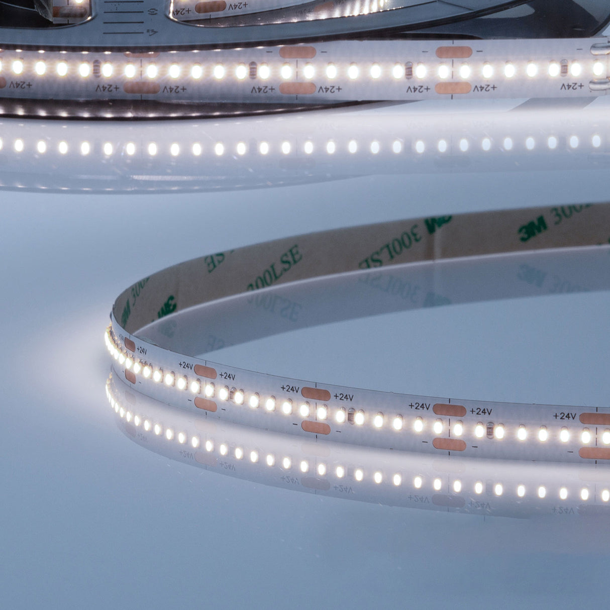 LED CRI960 Linear8 Flexband, 24V DC, 15W, IP20, 6000K, 5m Rolle, 280 LED/m