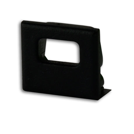 Endkappe EC82B schwarz für Profil SURF10 mit Kabeldurchführung, 1 STK