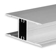 LED Aufbauleuchtenprofil HIDE DOUBLE Aluminium eloxiert 200cm - Beleuchtung