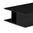 LED Aufbauleuchtenprofil HIDE DOUBLE Aluminium schwarz RAL 9005 200cm - Beleuchtung