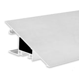 LED Aufbauleuchtenprofil HIDE TRIANGLE Aluminium weiß RAL 9003 200cm - Beleuchtung