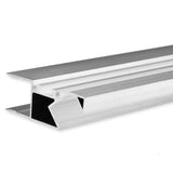 LED Aufbauleuchtenprofil HIDE ASYNC Aluminium eloxiert 200cm - Beleuchtung