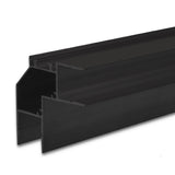 LED Eckprofil HIDE ANGLE Aluminium schwarz RAL 9005 200cm - Beleuchtung