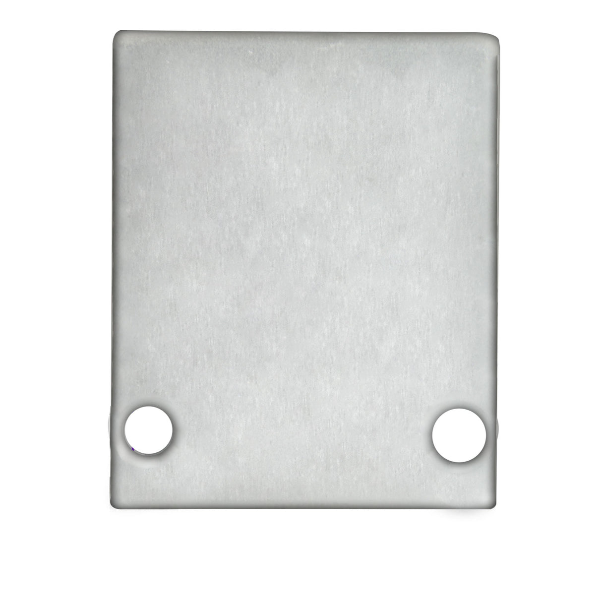 Endkappe EC89 Aluminium eloxiert für Profil HIDE SINGLE inkl. Schrauben