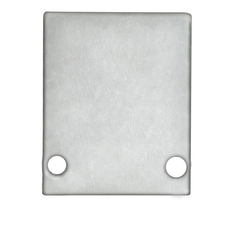 Endkappe EC89 Aluminium eloxiert für Profil HIDE SINGLE inkl. Schrauben
