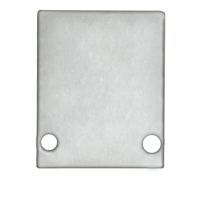 Endkappe EC89 Aluminium eloxiert für Profil HIDE SINGLE inkl. Schrauben