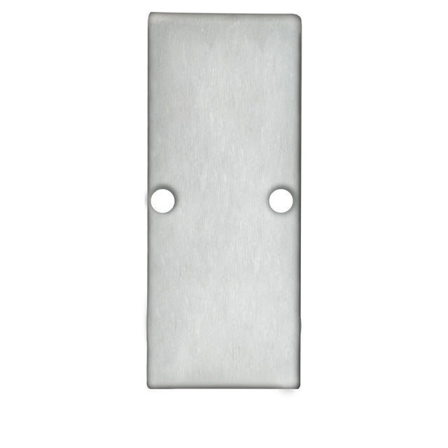 Endkappe EC90 Aluminium eloxiert für Profil HIDE DOUBLE inkl. Schrauben
