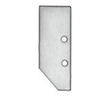 Endkappe EC92 Aluminium eloxiert für Profil HIDE ASYNC inkl. Schrauben