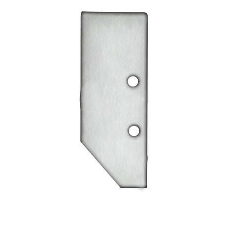 Endkappe EC92 Aluminium eloxiert für Profil HIDE ASYNC inkl. Schrauben