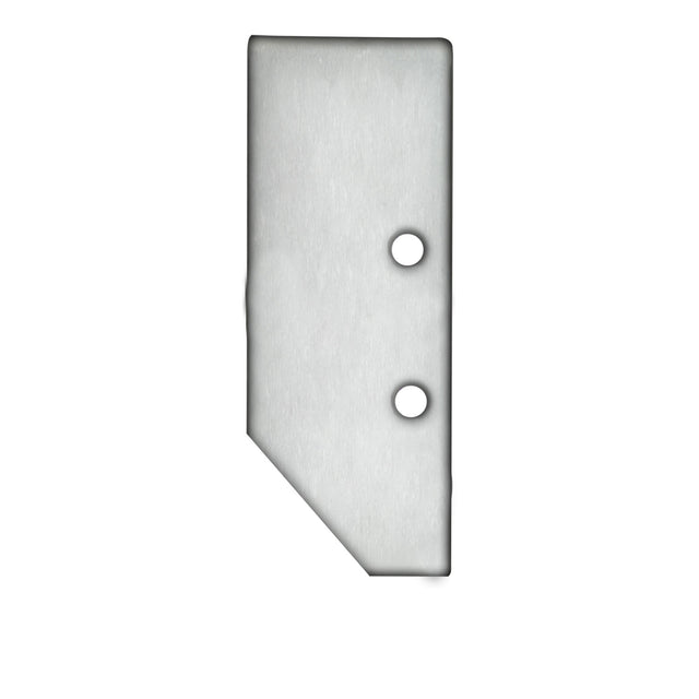 Endkappe EC92 Aluminium eloxiert für Profil HIDE ASYNC inkl. Schrauben