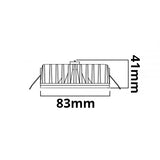 LED Einbaustrahler Sys-90 MiniAMP 10W 24V DC 3000K CRI92 dimmbar (exkl. Cover) - Beleuchtung