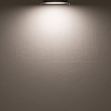 LED Downlight 9W rund ultraflach silber neutralweiß dimmbar - Beleuchtung