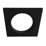 Cover Aluminium rückversetzt schwarz für Sys-90
