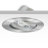 LED Einbauleuchte Sunset Slim68 Alu, rund, 9W, 1800-2800K, Dimm-to-warm