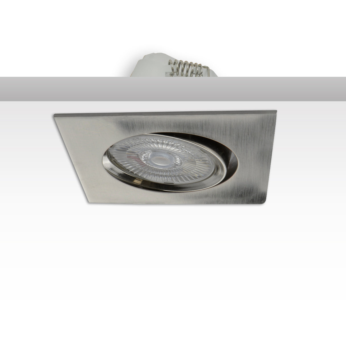 LED Einbauleuchte Sunset Slim68 Alu, eckig, 9W, 1800-2800K, Dimm-to-warm