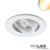 LED Einbauleuchte Sunset Slim68 weiß rund 9W 1800-2800K Dimm-to-warm - Beleuchtung