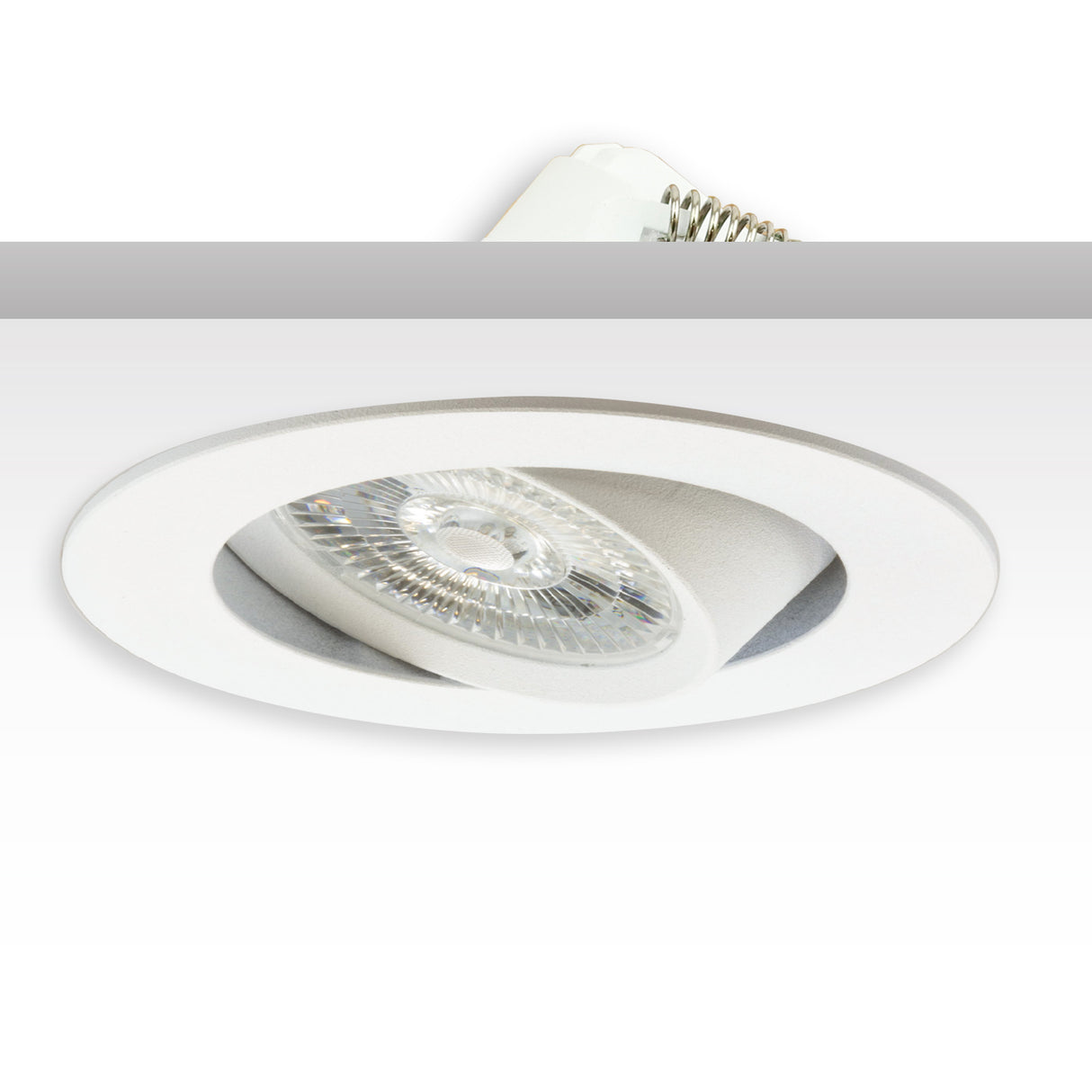 LED Einbauleuchte Sunset Slim68 weiß, rund, 9W, 1800-2800K, Dimm-to-warm