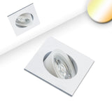 LED Einbauleuchte Sunset Slim68 weiß eckig 9W 1800-2800K Dimm-to-warm - Beleuchtung