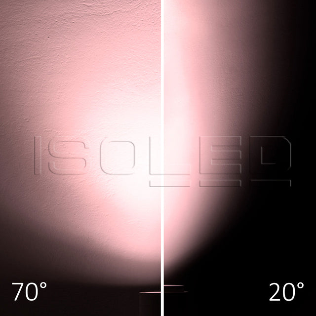 3-Phasen Schienen-Strahler fokussierbar 34W 20°-70° schwarz matt Fresh Meat 3200K - Beleuchtung