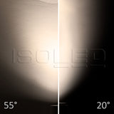 3-Phasen Schienen-Strahler fokussierbar 8W 20°-55° schwarz matt 3000K dimmbar - Beleuchtung
