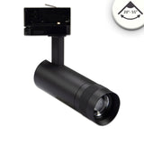 3-Phasen Schienen-Strahler fokussierbar 8W 20°-55° schwarz matt 4000K - Beleuchtung