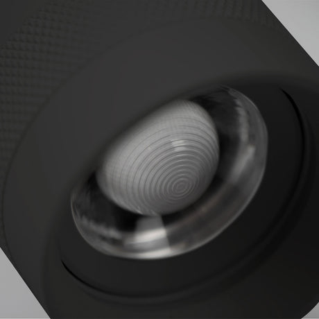 3-Phasen Schienen-Strahler fokussierbar 8W 20°-55° schwarz matt 2700K dimmbar - Beleuchtung